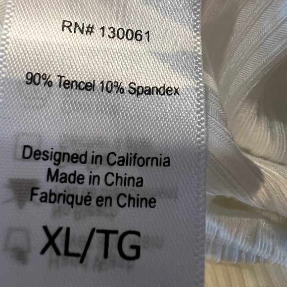 L*SPACE Sandpiper White Sleeveless Cover-up Dress with Ruched Side - Picture 4 of 10